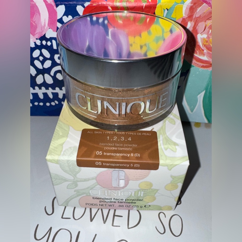 NIB NWT CLINIQUE Blended Face Powder Transparency 05 For All Skin Types 0.88 oz